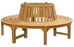 round tree bench